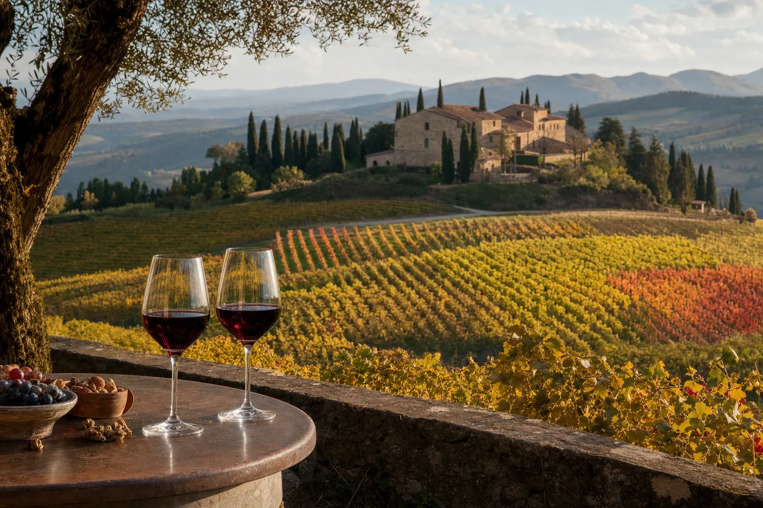 I vini toscani in un solo viaggio: Chianti, Brunello e Bolgheri
