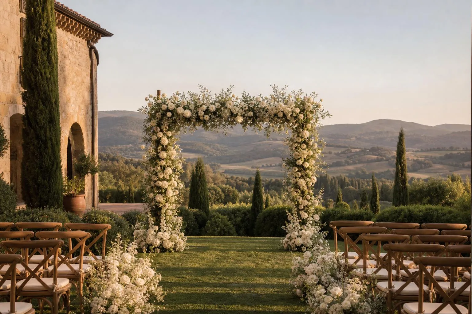 Wedding in Tuscany: Timeline